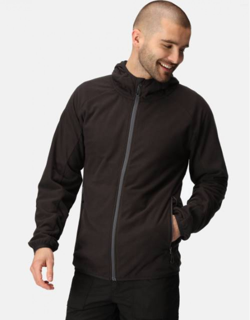 Jachetă din fleece cu glugă structurată „Navigate”